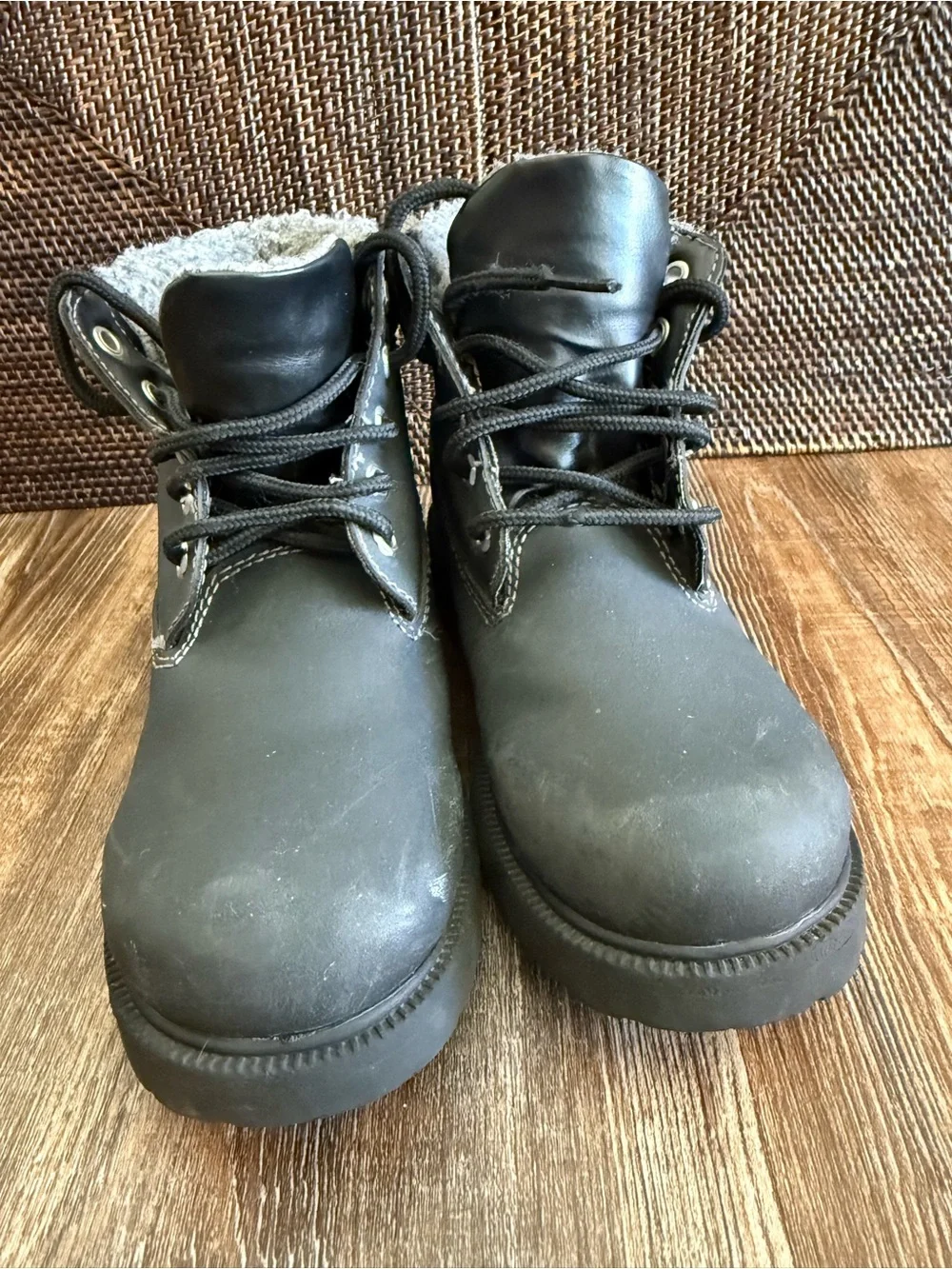Smartfit Black Boots Size 2.5